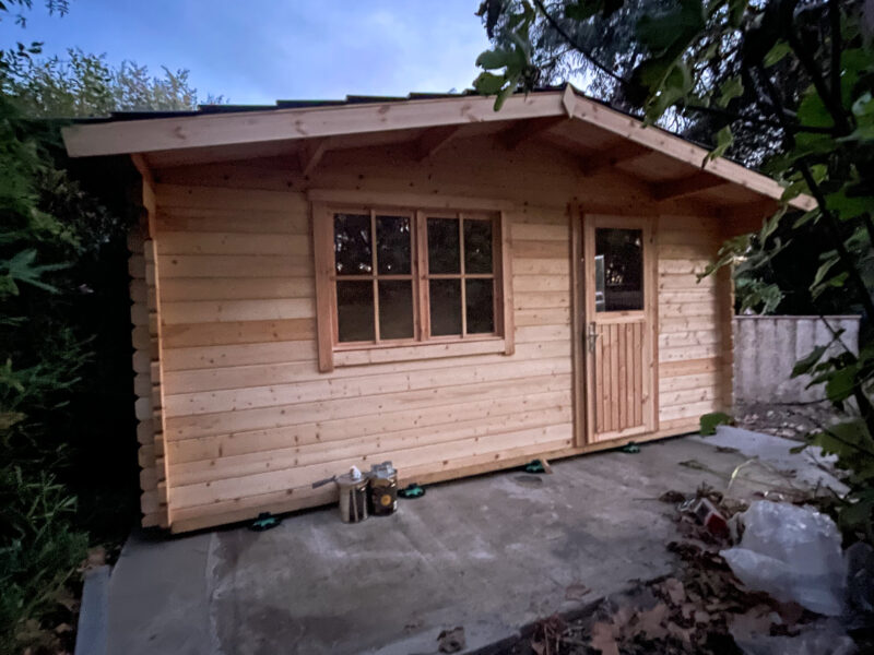 Construction d’un abri en bois à Argelès sur mer par Marceille